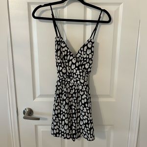 Mendocino Black and White Romper - Small